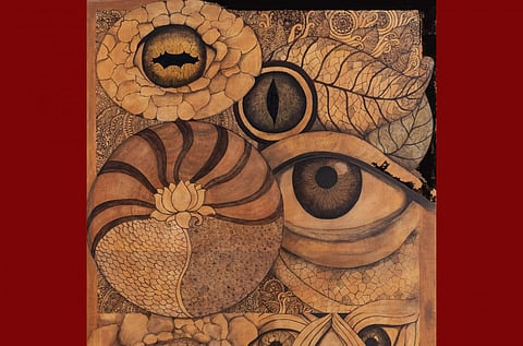 A painting by Anuja Choksi Khanna