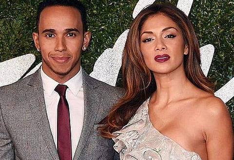 Lewis Hamilton and Nicole Scherzinger