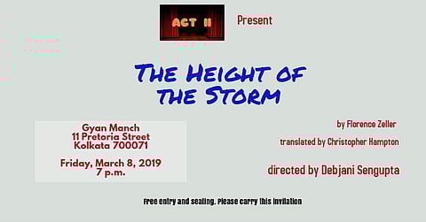 The Height of the Storm will be staged at Gyan Manch