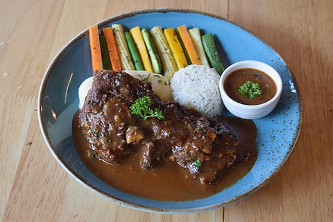 Steak at Mash Resto Cafe