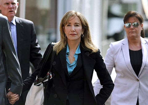 File photo: Felicity Huffman (AP Photo/Charles Krupa)