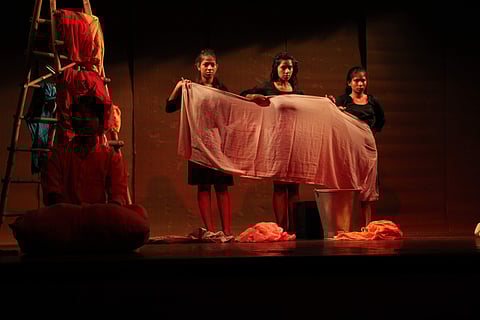A scene from the play