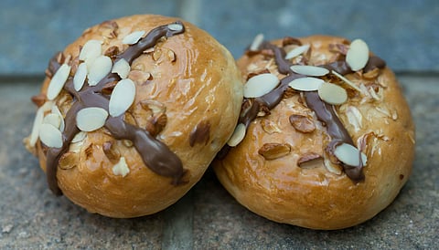 Hot cross buns at Taj Coromandel