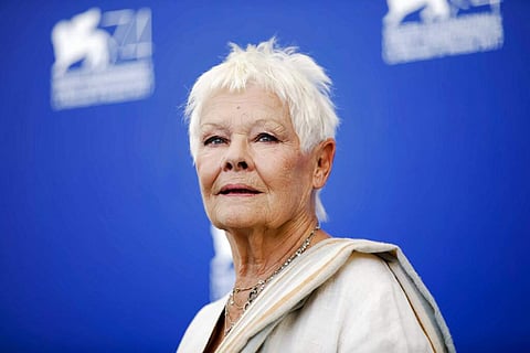 File photo: Actress Judi Dench (AP Photo/Domenico Stinellis)