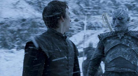 Bran with Night King