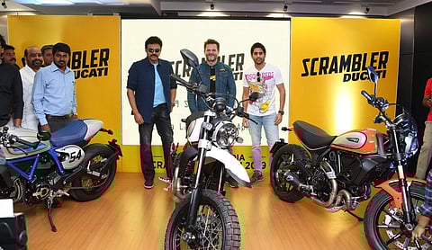 Venkatesh Daggubati, Sergi Canovas and Naga Chaitanya