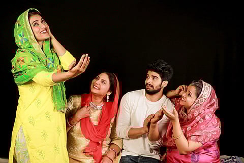 A scene from the play