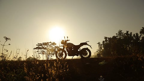 Riding into the sunset