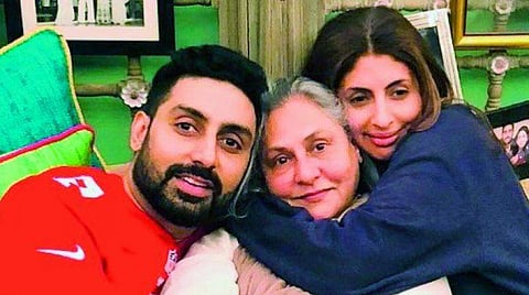 Abhishek Bachchan, Jaya Bachchan, Shweta Bachchan