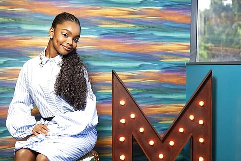 Marsai Martin at Genius Productions, Los Angeles. (Photo by Rebecca Cabage/Invision/AP)