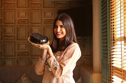 Mumbai: Actress Aahana Kumra celebrates her birthday in Mumbai, on May 1, 2019. (Photo: IANS)