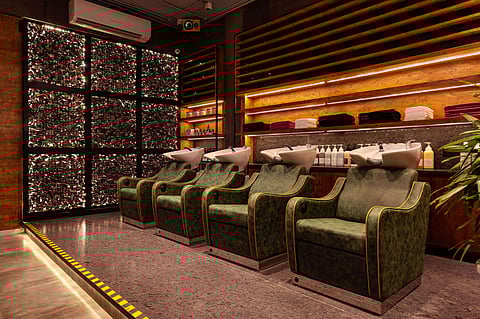 Interiors at Bounce Salon & Spa