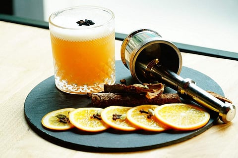 A rum based drink at Five Mad Men