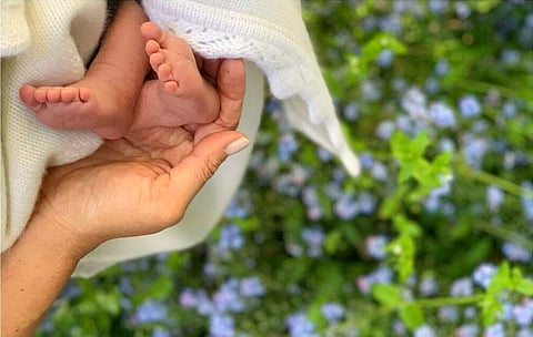 Archie Harrison Mountbatten-Windsor (@SussexRoyal via AP)
