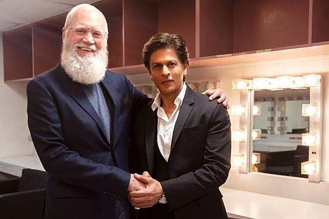 David Letterman and Shah Rukh Khan