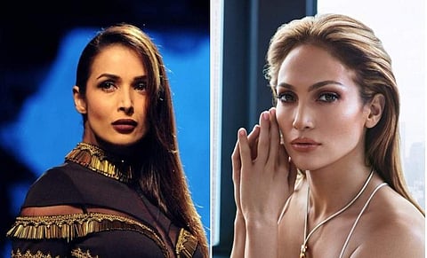 Malaika Arora and Jennifer Lopez