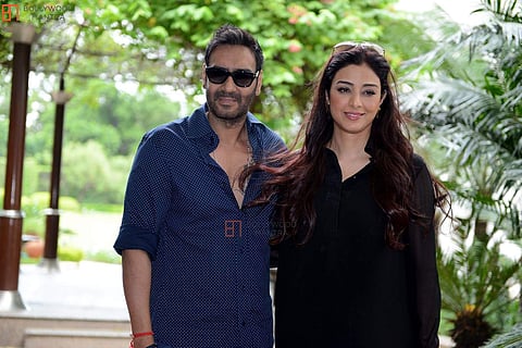 Ajay Devgn and Tabu