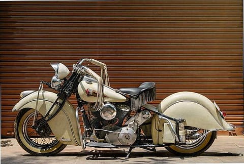 A classic Indian bike