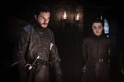 Kit Harington & Maisie Williams