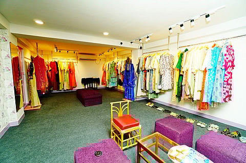 Interiors of designer store Amethyst