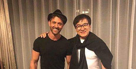 Hrithik Roshan and Jackie Chan