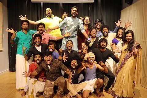The cast of Urubhangam