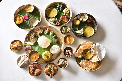 The Bangal thali at Sonar Tori