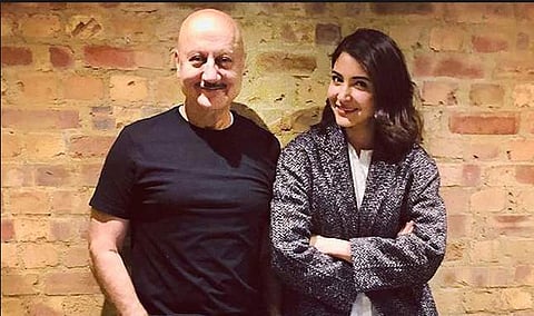 Anupam Kher with Anushka Sharma