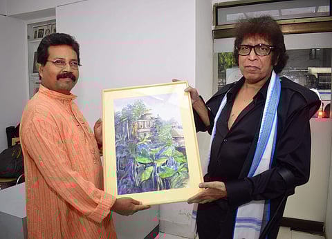 Sandip Manna with Wasim Kapoor