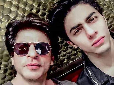 Shah Rukh Khan with Aryan Khan