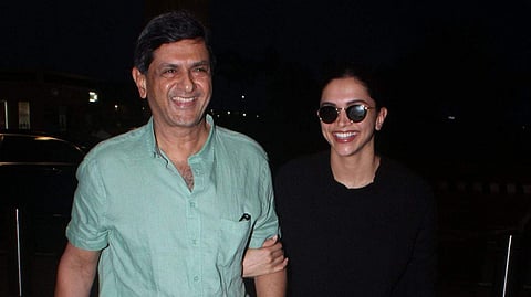 Deepika Padukone with father Prakash Padukone