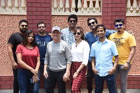 Keith Thomas and Marcus Rixon with singers