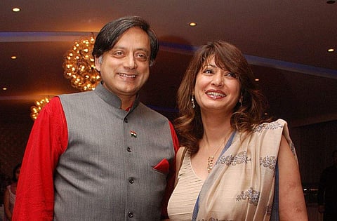 Shashi Tharoor and Sunanda Pushkar