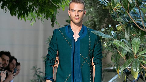 A look from the runway in Milan