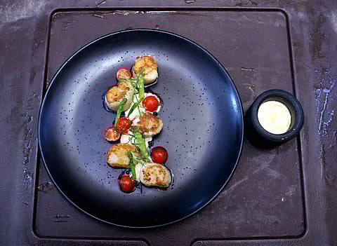 Scallops with Burnt Butter Sauce