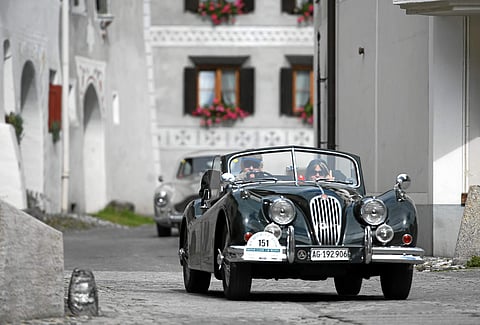 26th British Classic Car Meeting, St Moritz partners with Jaguar Land Rover