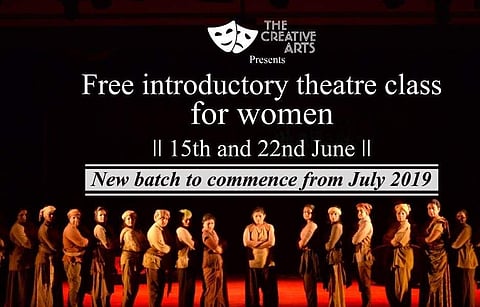 Embark on your unfulfilled dream of pursuing theatre with The Creative Arts' free introductory classes