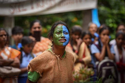 A performance by Visthar Ranga Shale