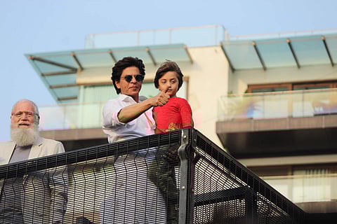 David Letterman joins Shah Rukh Khan to greet fans on Eid