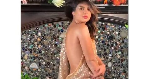 There's nothing vulgar about it: Designer Tarun Tahiliani defends Priyanka Chopra's 'choli-less' sari