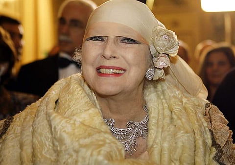 2007 file photo: Valentina Cortese at the Milan La Scala opera house. (AP Photo/Luca Bruno)
