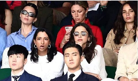 Deepika Padukone, Anisha Padukone at Wimbledon