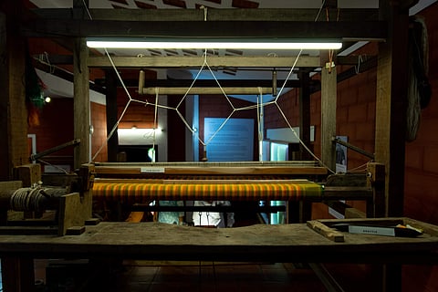 The loom at the museum