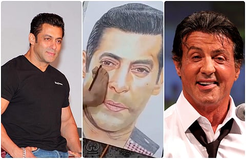 Sylvester Stallone praises Salman Khan’s video of specially-abled fan making his portrait