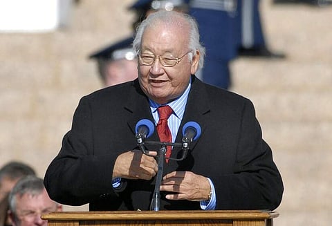 Pulitzer Prize-winning writer N Scott Momaday (Jerry Laizure/The Norman Transcript via AP)