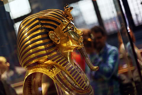 The golden burial mask of King Tutankhamun (Xinhua/Ahmed Gomaa/IANS)