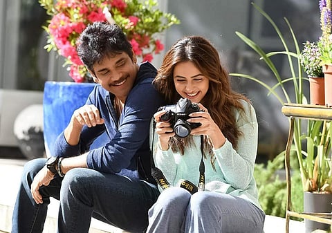 Nagarjuna and Rakul Preet in Manmadudhu 2