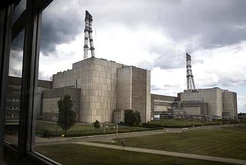A view of the Ignalina nuclear power plant in Visaginas near Vilnius, Lithuania. The HBO series Chernobyl on Soviet-era nightmares is bringing in fresh tourist interest. (AP Photo/Mindaugas Kulbis)