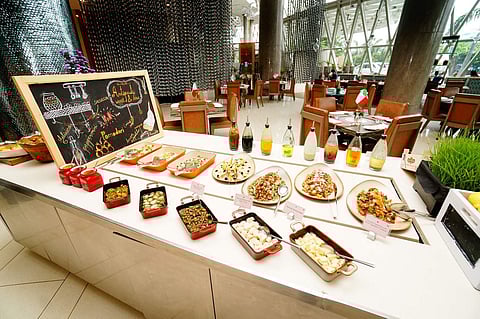 Antipasti table at Marriott Italian Festival