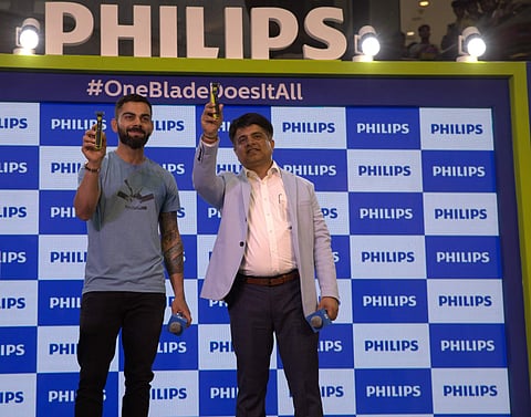 Virat Kohli launches the Philips OneBlade